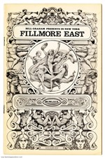 Buffy Sainte-Marie Vanilla Fudge 1969 Original Fillmore East Concert Program w/ Anniversary Card & Stub Vol.1 #17