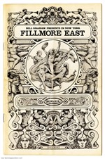 Jefferson Airplane Joe Cocker 1969 Original Fillmore East Concert Program w/ Woodstock Ad Vol.1 #39