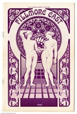 Jefferson Airplane Buddy Guy 1970 Original Fillmore East Concert Program w/ Ticket Stub Vol.3 #1