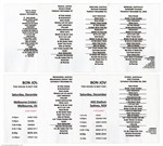 Bon Jovi 2018 Japan & Australia Tour Set of 6 Setlists 