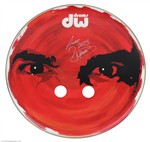 Mana Alex Gonzalez 2015 Custom Painted Kickdrum Head Cama Incendiada Tour