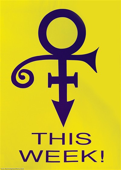 Prince 1992 Rare Advance This Week Original Promotional Poster