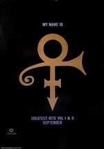 Prince 1993 Rare Greatest Hits Volume I & II Original Promotional Poster
