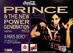 Prince 1993 Paris France Original European Tour Concert Poster