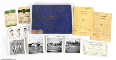 John Barbata 1952 - 1961 Primary School & Scouting Ephemera & Photo Lot