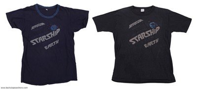 Jefferson Starship 1978 Earth Lot of 2 Concert Shirts