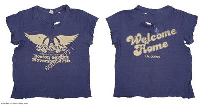 Aerosmith 1978 Boston Gardens Crew Exclusive Don Law Promoter Shirt