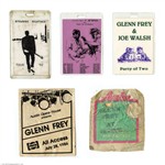 Glenn Frey 1985 - 1993 Lot of 5 Concert Passes & Tour Laminates