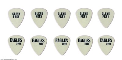 Eagles 1999 - 2000 Glenn Frey Lot of 5 Millennium Concert Guitar Picks