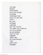 Fleetwood Mac 1997 May 22 & 23 The Dance Burbank CA Set List