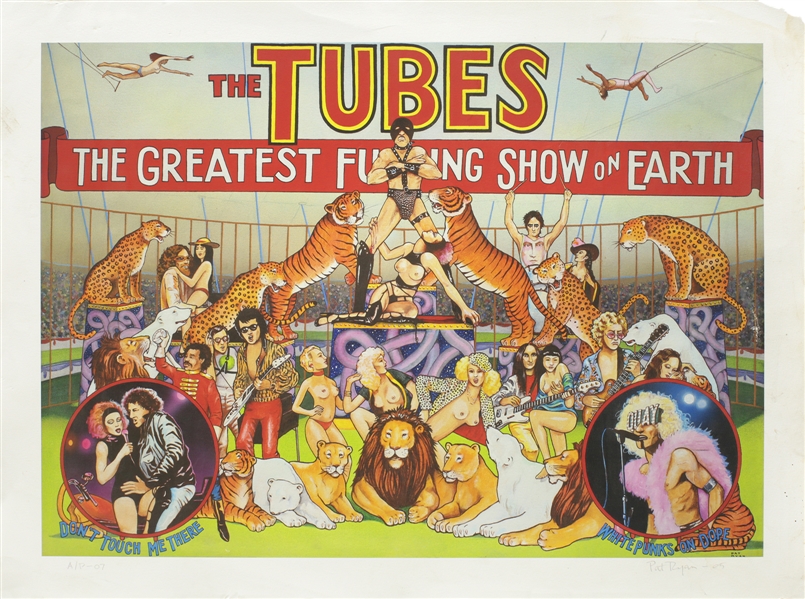 The Tubes 2005 Pat Ryan Signed Artist Proof Giclee Print