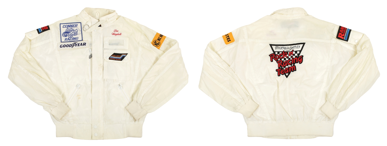 The Tubes 1980s Fee Waybill Owned Style Auto Racing Jacket