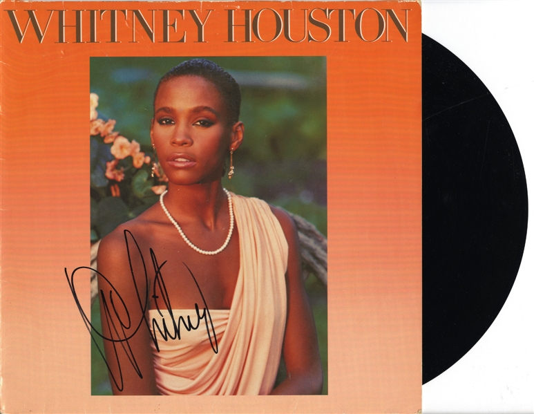 Whitney Houston Signed “Whitney Houston” Album w COA
