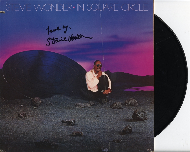Stevie Wonder Signed “In Square Circle” Album