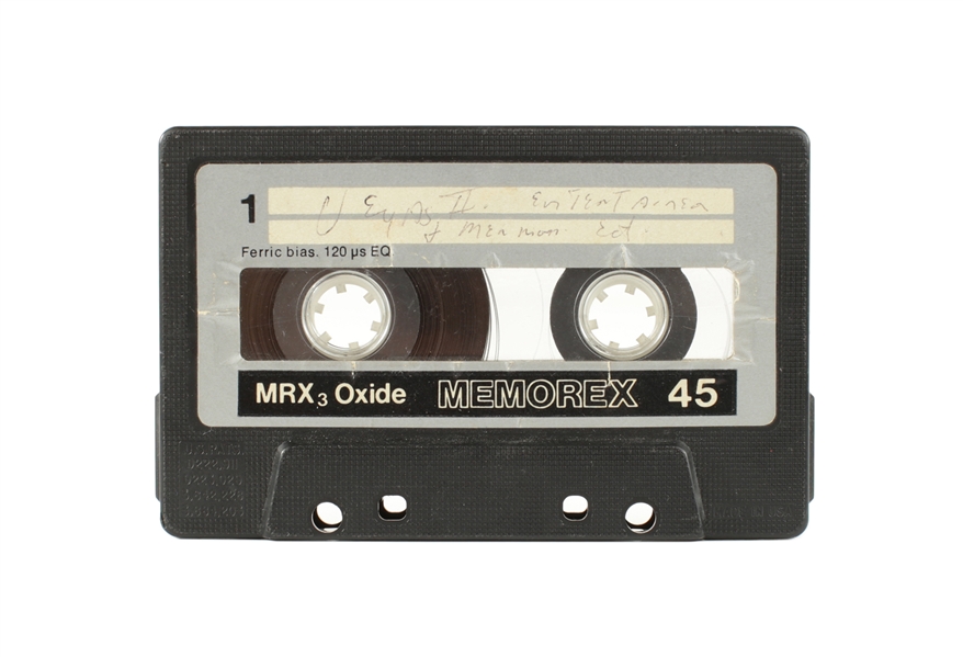 Aretha Franklin Master Recording Circa 1970’s - 45 Minutes of Unreleased Material of Aretha Writing Songs with Handwriting on Tape