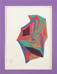 Jimi Hendrix Original Psychedelic Artwork Done by Jimi Hendrix w Provenance