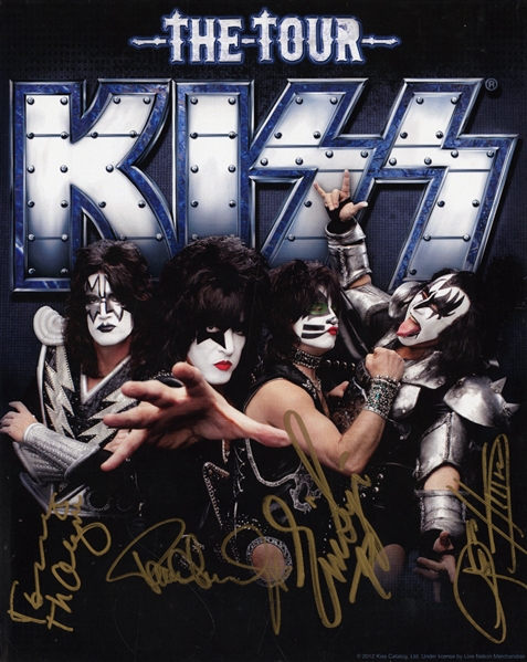 KISS “The Tour” Signed Photograph w COA