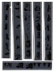 Led Zeppelin Incredible Unpublished Circa 1970's Negatives & Contact Sheet w Copyright