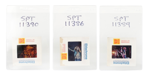 Led Zeppelin Circa 1970 Incredible Group of 20 Color Negatives