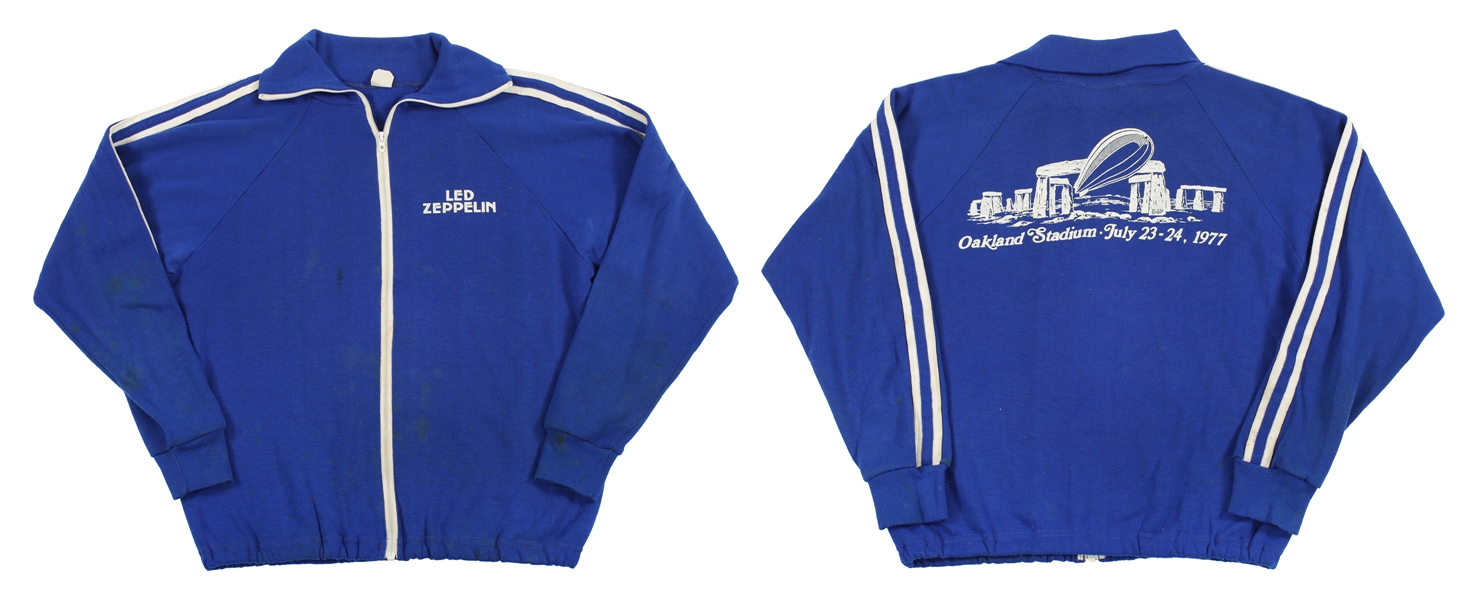 Led Zeppelin John Bonham Owned Incredibly Rare Blue 1977 Oakland Tour Jacket