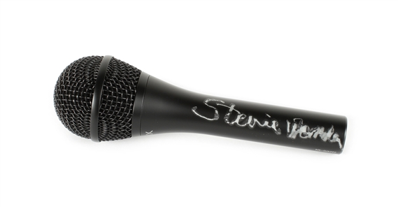 Stevie Wonder Signed Audix Microphone w COA