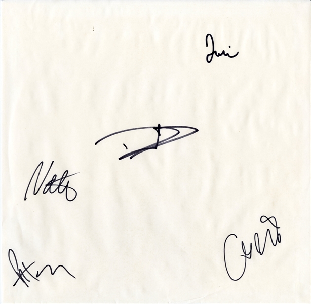 Foo Fighters 2014 Sonic Highways Fully Band Autographed Test Press LP w COA