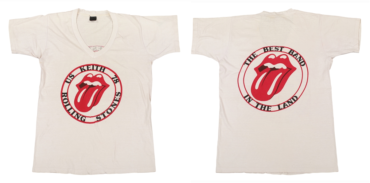 Ian McLagan 1978 The Rolling Stones "The Best Band In The Land" T-Shirt