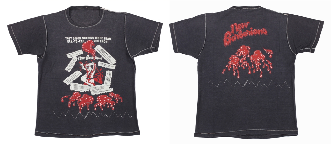 Ian McLagan 1979 - 1980 New Barbarians Reverse Seam T-Shirt
