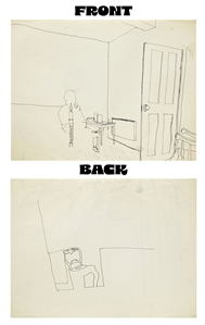 Ian McLagan 1960s Seven Pieces of Original Hand-Drawn Artwork