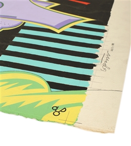 Gary Panter 1980 Bump in the Night Cover Art Original Painting
