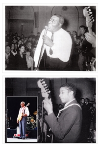 Howlin' Wolf Hubert Sumlin 1965-1990s Autographed Muleskinners Card With Photos w COA