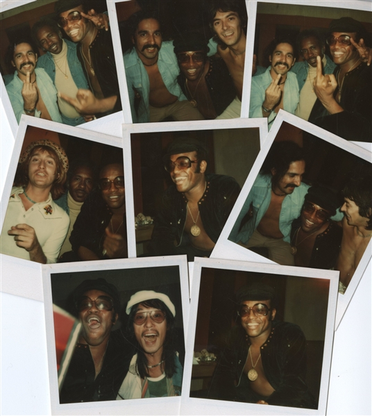 Bobby Womack 1976 Lot of Eight Polaroids