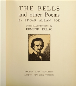 Edgar Allen Poe 1912 The Bells and Other Poems Owned by Ian McLagan