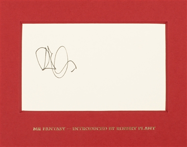 Mr Fantasy: The Lyrics of Jim Capaldi 2012 Deluxe Edition Signed by Robert Plant, Steve Winwood & Aninha Capaldi