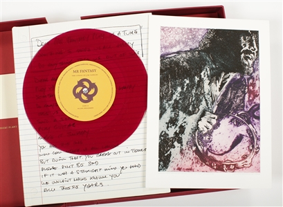 Mr Fantasy: The Lyrics of Jim Capaldi 2012 Deluxe Edition Signed by Robert Plant, Steve Winwood & Aninha Capaldi