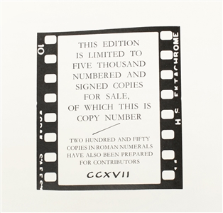 Michael Cooper: Blinds & Shutters 1990 Contributor Edition Signed by Peter Blake, Bill Wyman, Harry Nilsson, Jenny Boyd & More