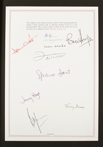 Michael Cooper: Blinds & Shutters 1990 Contributor Edition Signed by Peter Blake, Bill Wyman, Harry Nilsson, Jenny Boyd & More