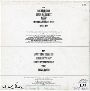 Ike and Tina Turner Signed Sweet Rhode Island Red Album
