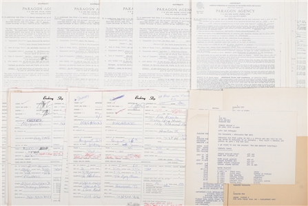 Buzzcocks & Magazine 1979 Concert Contracts, Correspondence & Accounting Lot-Paragon Agency