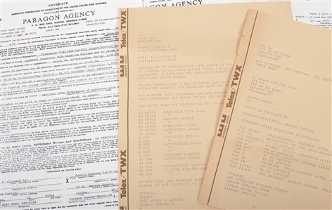 Ultravox 1979 Concert Contracts & Correspondence Lot-Paragon Agency