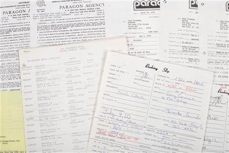 Velvet Underground (John Cale & Nico) 1979 Concert Contracts, Correspondence & Accounting Lot-Paragon Agency