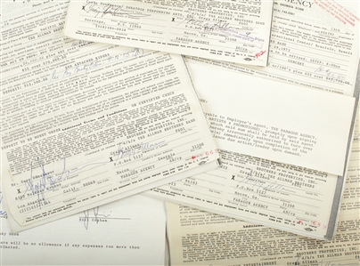 Allman Brothers Band 1973 Contracts, Riders, Tour Correspondence