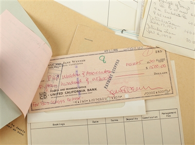 Boz Scaggs 1969-1970 Business and Tour Correspondence