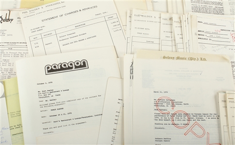 Percy Sledge 1972-1979 Massive Business and Tour Correspondence Lot