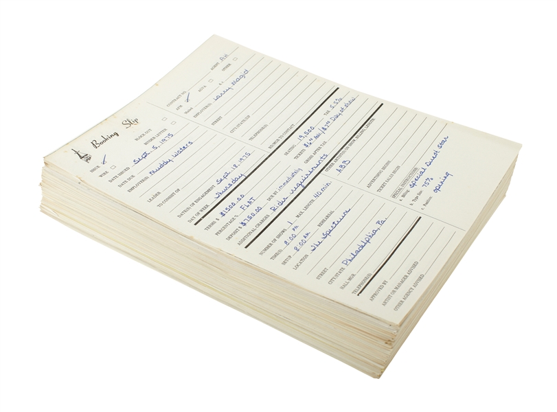 Muddy Waters 1975-1979 Contracts & Booking Correspondence