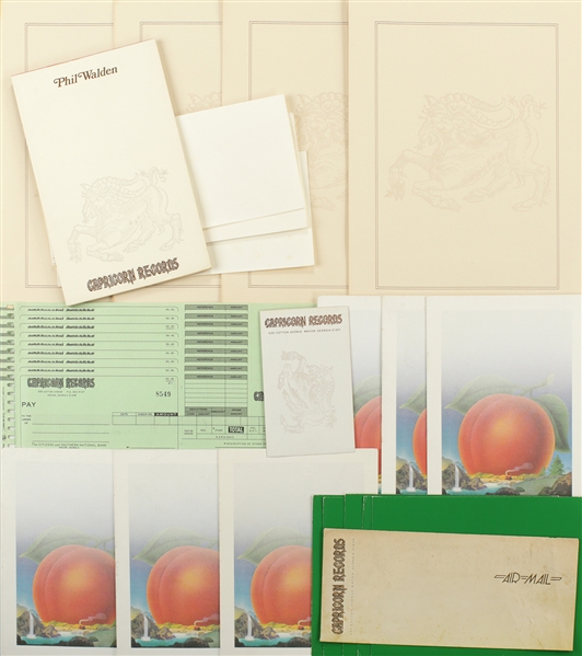 Capricorn Records 1970s Logo Items, Stationary, Cards