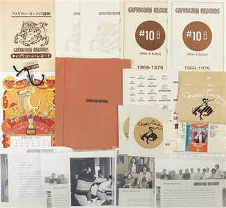 Capricorn Records 1970s-1990s Massive Lot of Press Releases and Promotional Material