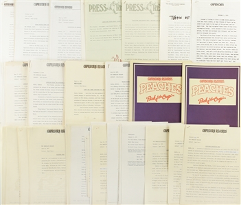 Capricorn Records 1970s-1990s Massive Lot of Press Releases and Promotional Material
