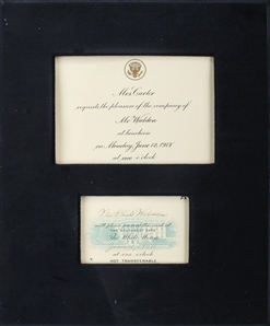 Jimmy & Rosslyn Carter 1977-1978 Official White House Invitations