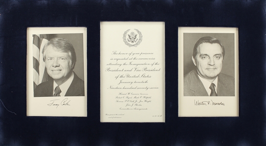 Jimmy & Rosslyn Carter 1977-1978 Official White House Invitations